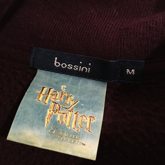 Harry Potter Gryffindor Zip Up Fleece Jacket Patch Logo Bossini Medium - Picture 4 of 9